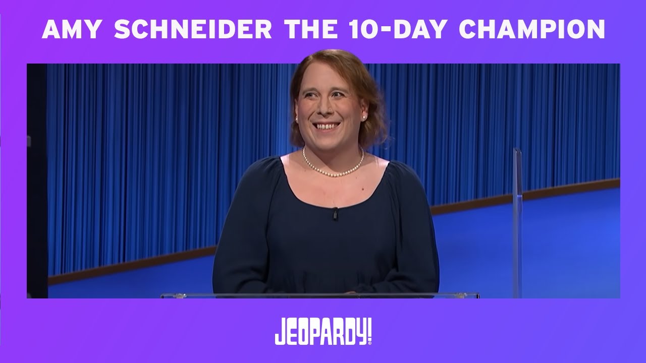 Amy Schneider Talks About How It Feels to Be a 10-Game Champion | JEOPARDY!