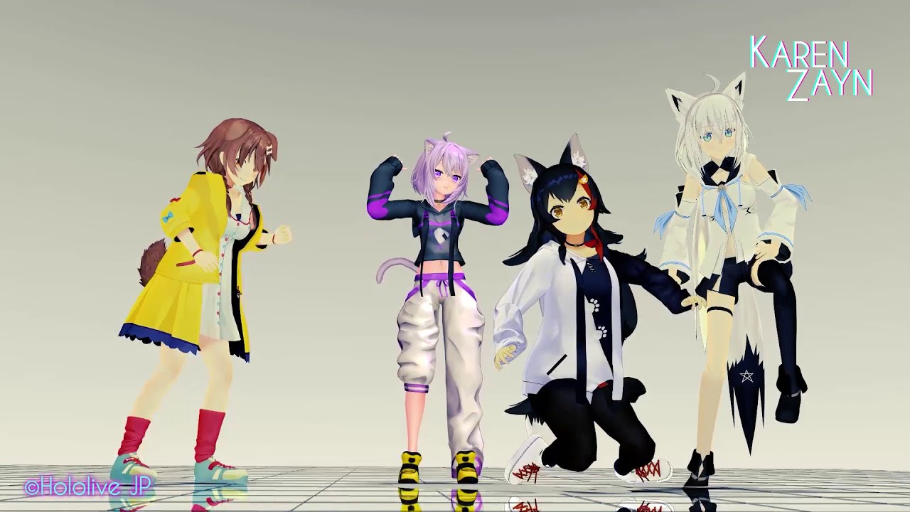[MMD Archive] Around The World ft. Nekomata Okayu and Friends
