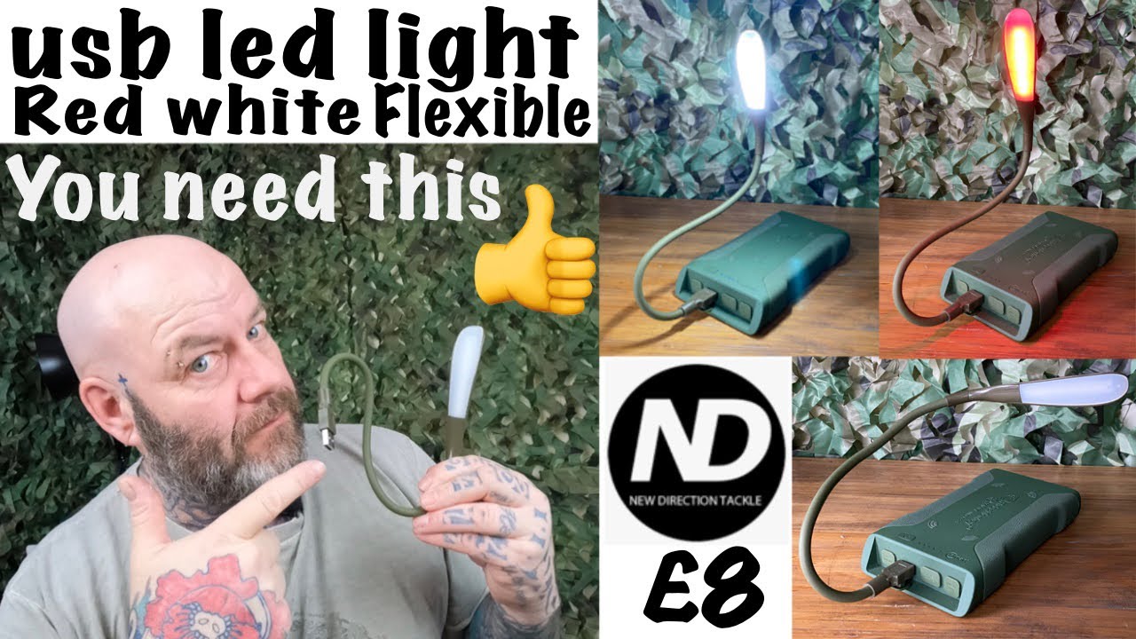 ND, new direction bivvy light, tackle light,reading light, carp fishing