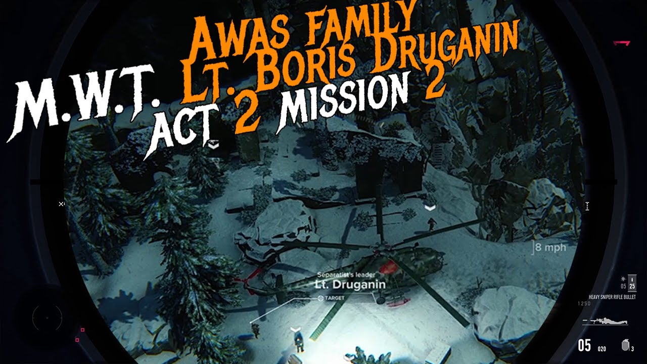 SGW3 - Awas Family - ACT 2 Mission 2 gather information about Awas killing M.W.T. Lt. Boris Druganin