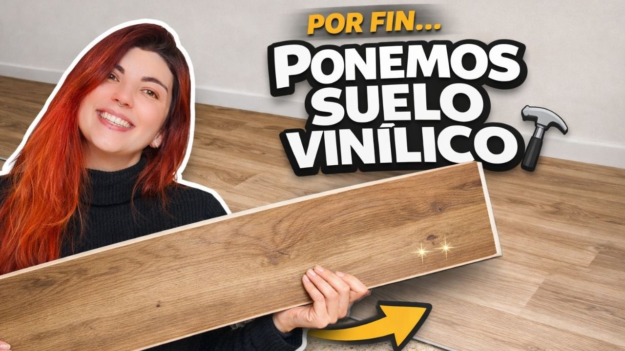 Instalamos Suelo Vinílico en la Cocina-Salón y el Cambio es Brutal 😍 #25
