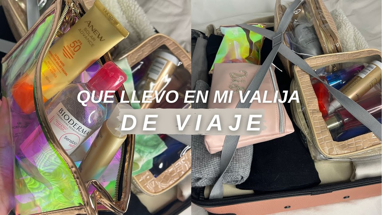 ARMANDO MI VALIJA DE VIAJE + Que llevo en mi neceser?