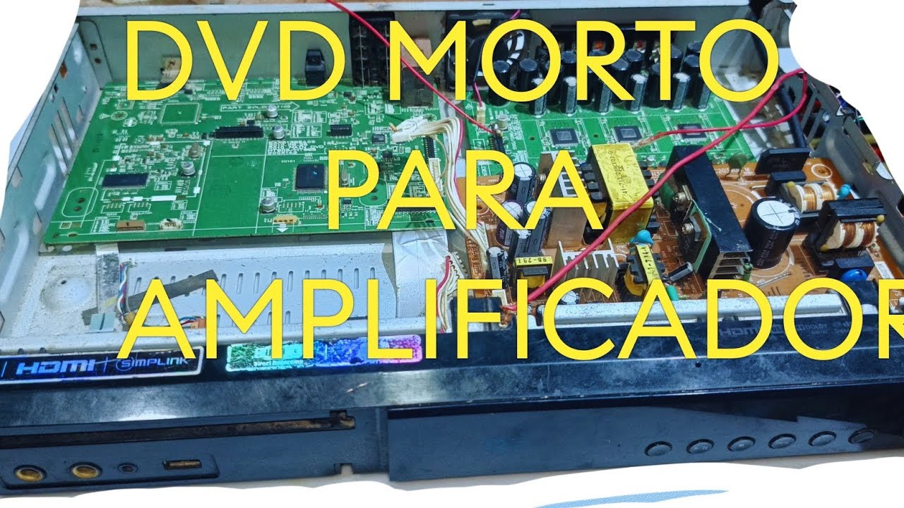 Transformando um DVD Home Theater Morto em um Amplificador