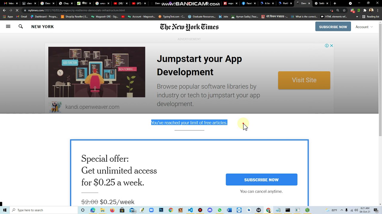 How to read nytimes for free || New York Time newspaper
