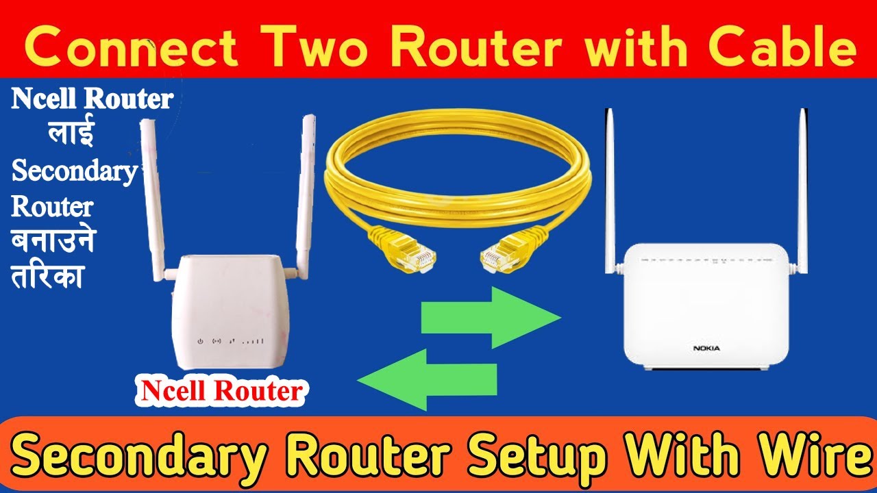Ncell Router लाई Secondary Router बनाउने तरिका। Ncell Router to Secondary Router #Abhiraj_Tricks