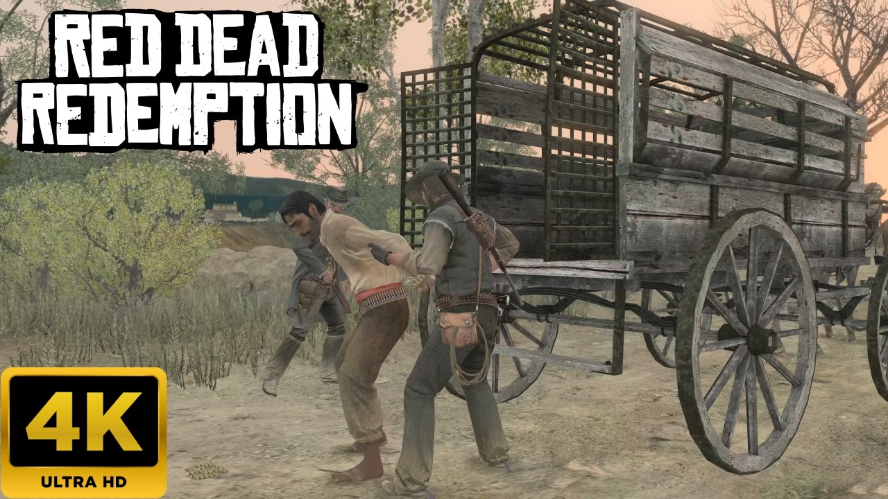 Red Dead Redemption 1 - Mission #33 The Mexican Wagon Train