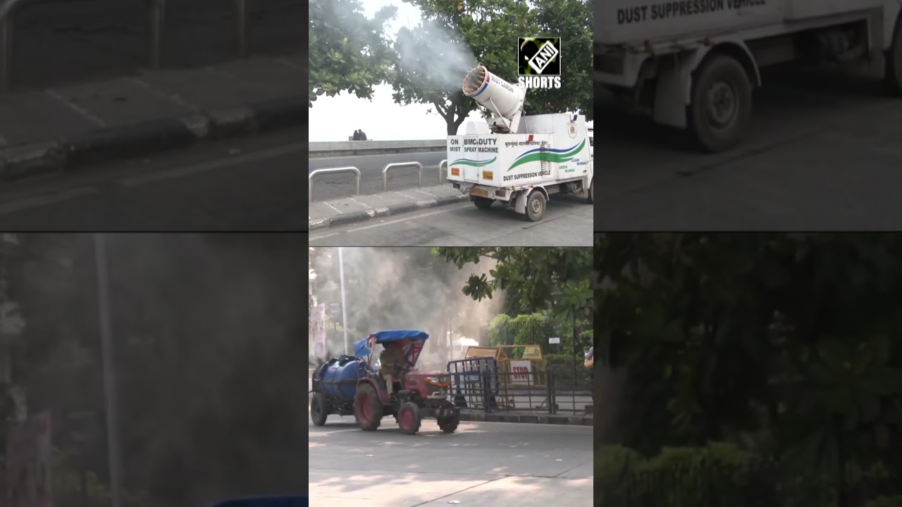 Mumbai: BMC deploys dust suppression vehicles near Marine Drive as AQI deteriorates