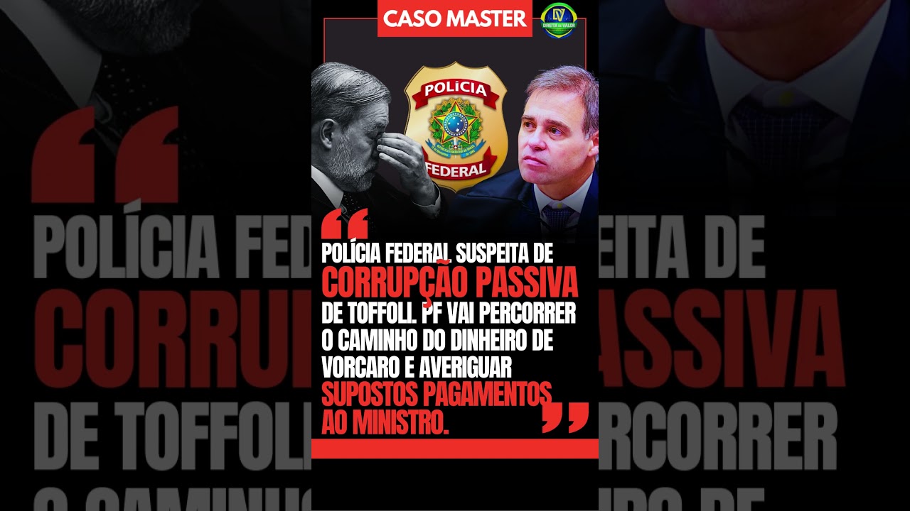 🚨OS PROBLEMAS DE TOFFOLI S&Oacute; CRESCEM! 💥PF SUSPEITA DE CORRUP&Ccedil;&Atilde;O PASSIVA E VAI PEDIR AO STF QUEBRA...