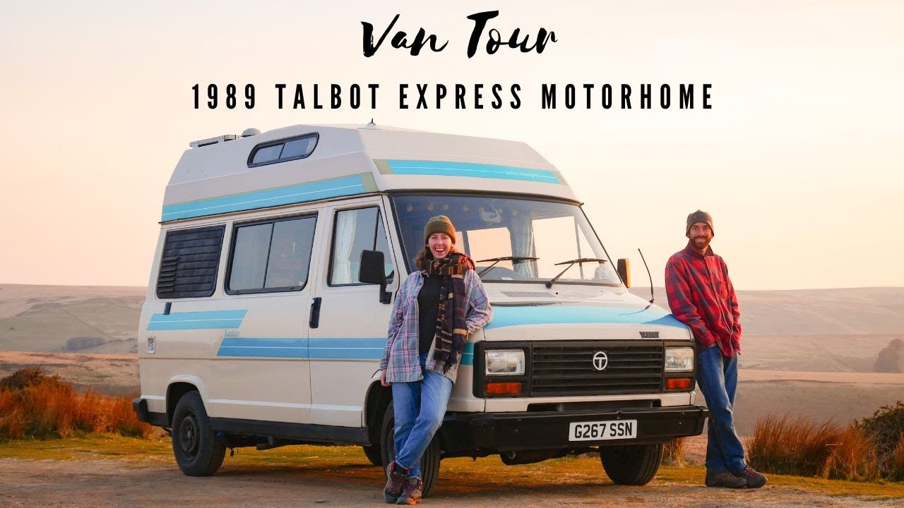 1989 TALBOT EXPRESS MOTORHOME TOUR | This tiny van sleeps 4 people!!