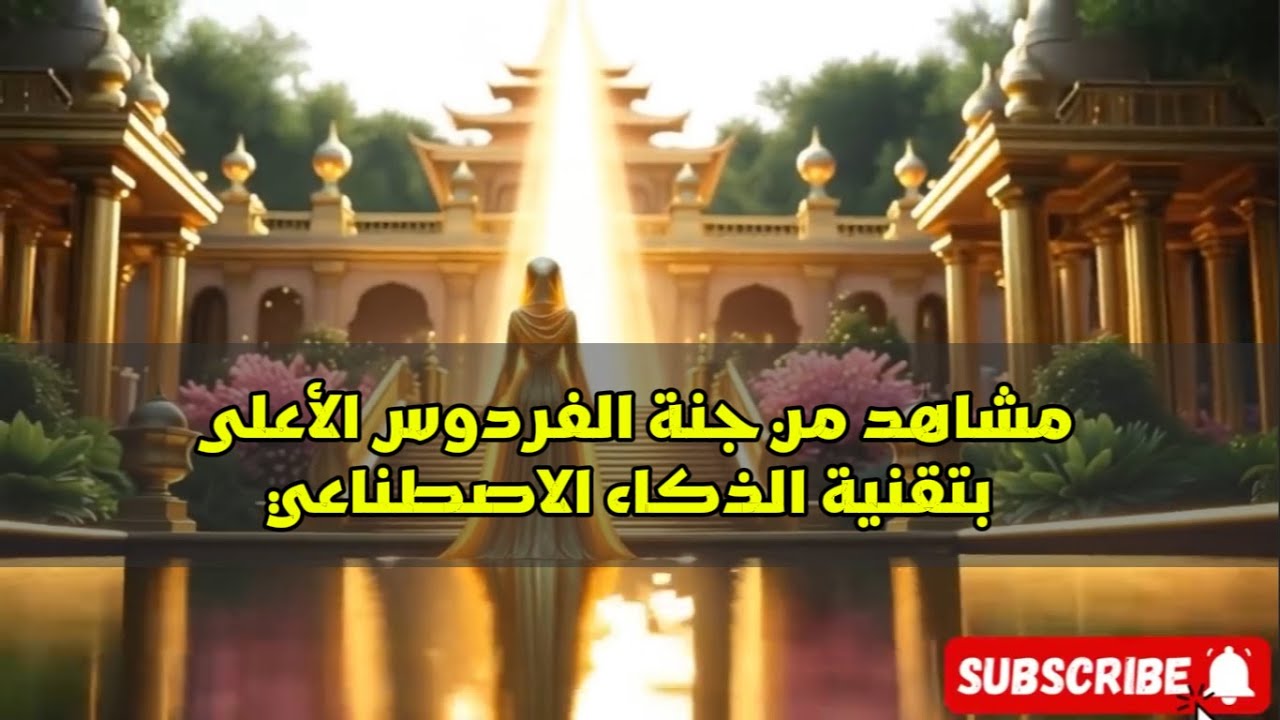 Представьте себе Рай своими глазами | Аль-Фирдаус (Высший Рай) с помощью искусственного интеллекта