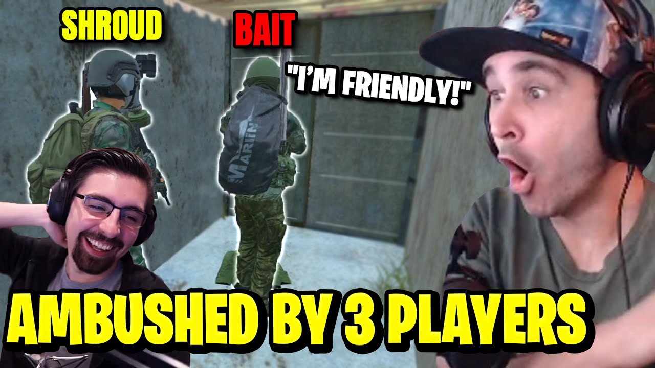 Summit1g & Shroud OUTPLAY 3 Players Ambushing Them in DayZ!