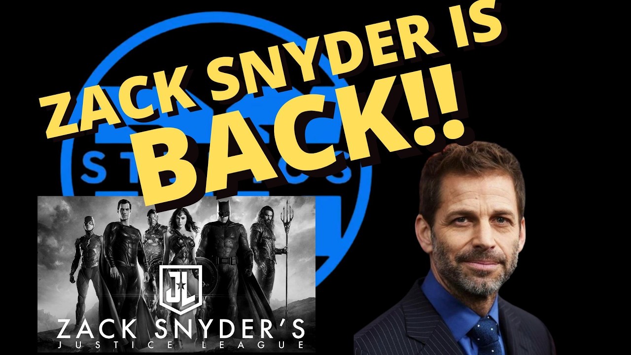Zack Snyder is BACK & the restoration of the SnyderVerse is closer than EVER!