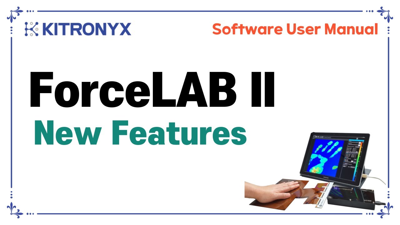 [ForceLAB 2] New Features of Pressure Mapping Analysis Software - 전자 감압지 소프트웨어 신기능