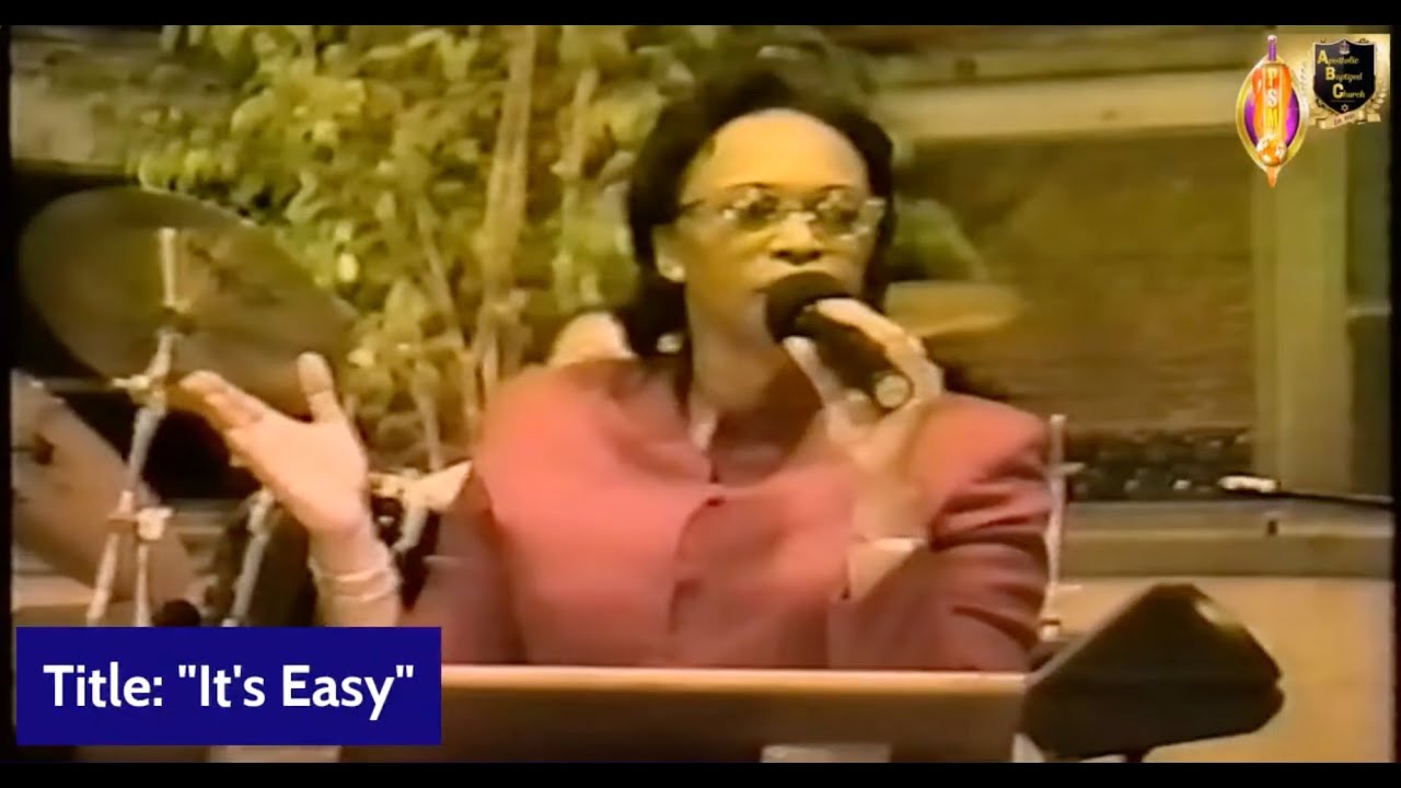 It’s Easy | Matthew 11:25-30 | Bishop Jackie McCullough