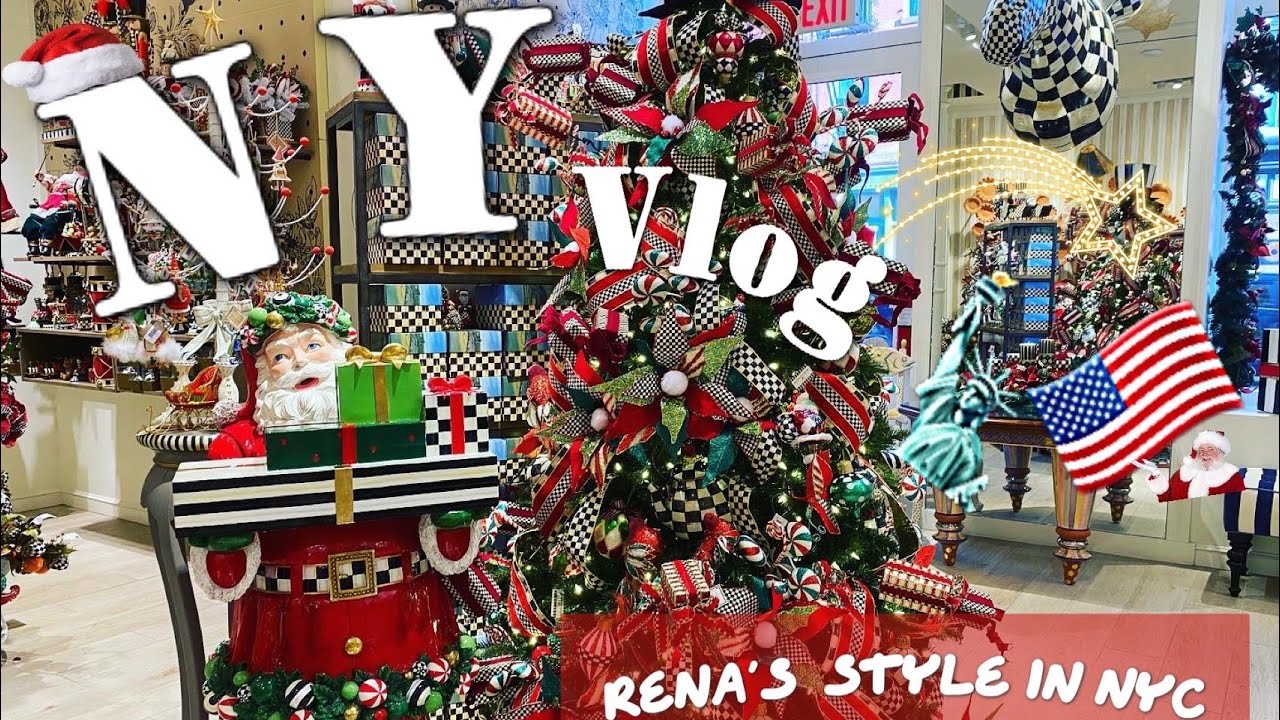 【NY Vlog】25歳駐在妻┊︎初めてのNYのXmas🗽🇺🇸🚕🎄┊︎コロンビア大学CLP┊︎語学学校┊︎NYCafe┊︎NYネイル┊︎駐妻の日常☕*°🛒𓈒𓂂𓏸┊︎
