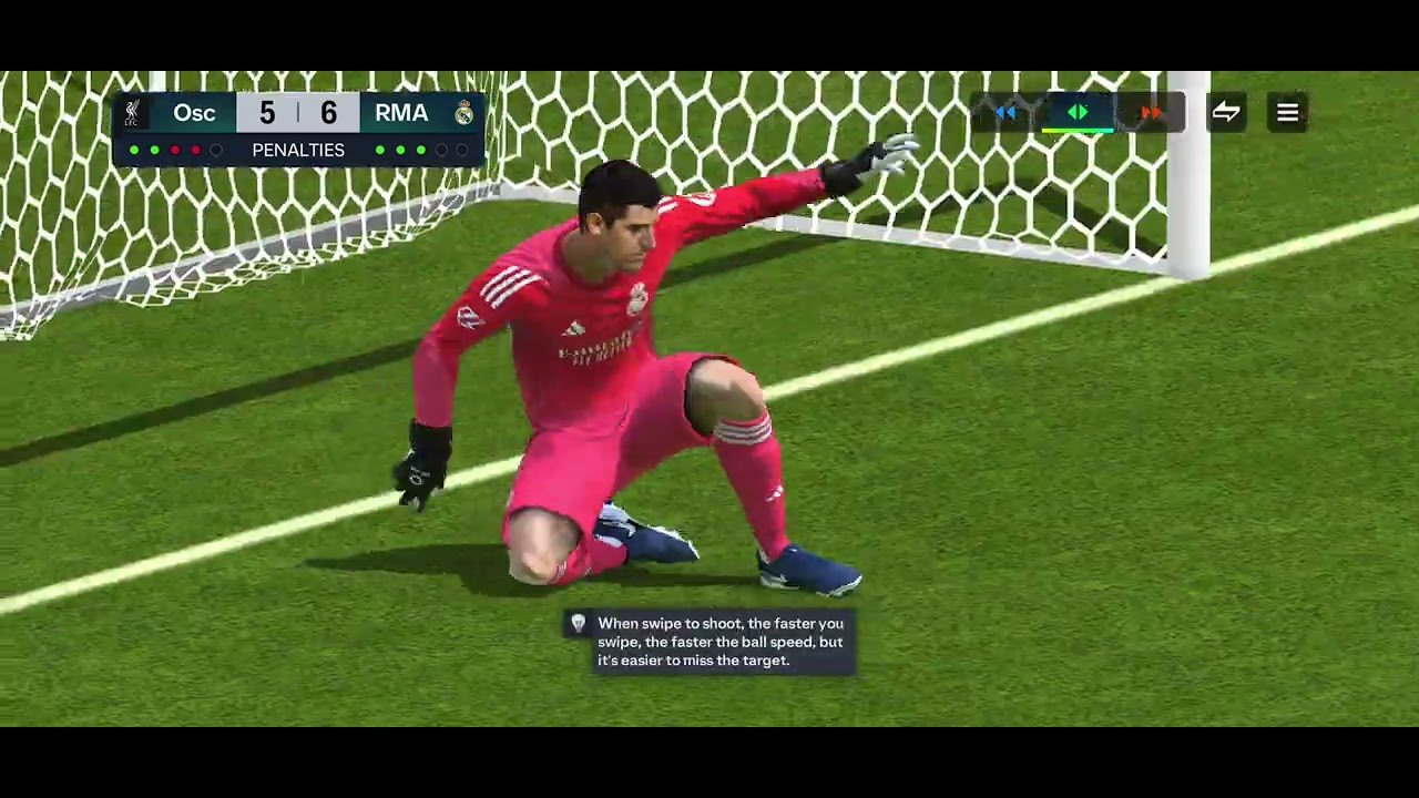 Vs Real Madrid pen shoot out 