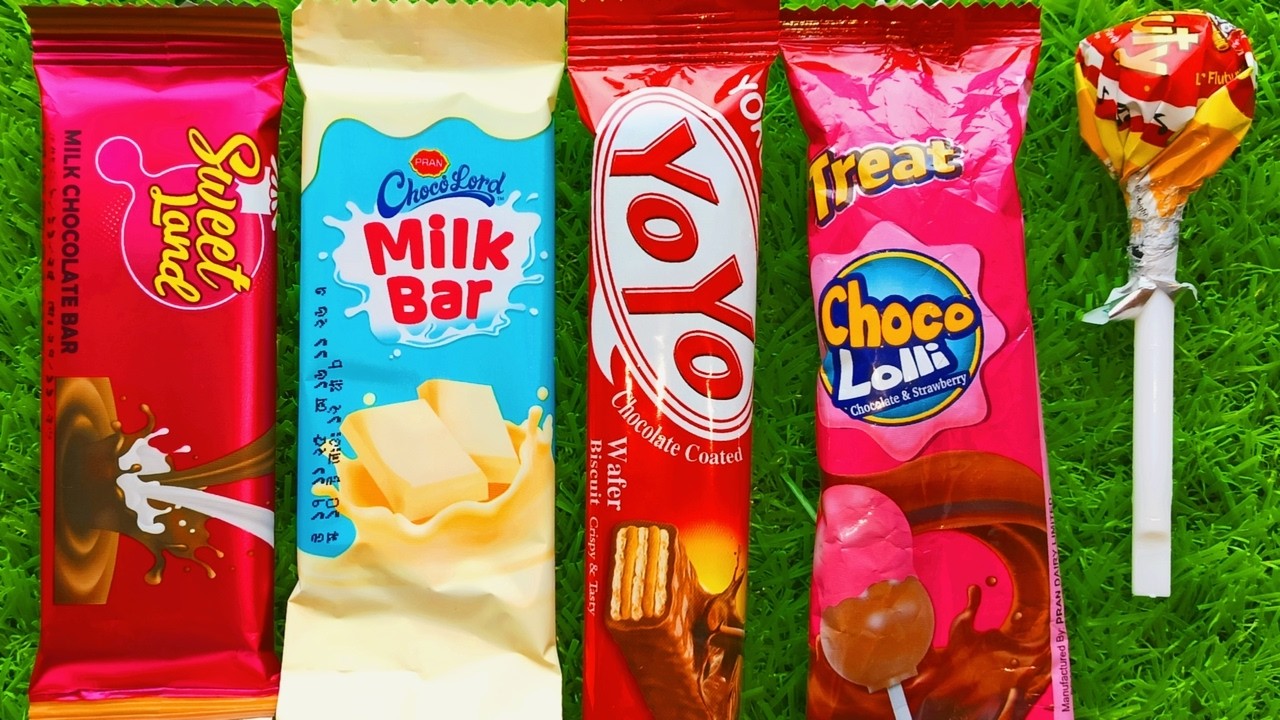 ASMR Most Popular Candys / some lots of colourful gummy candy / unpacking chocolate & asmr sound