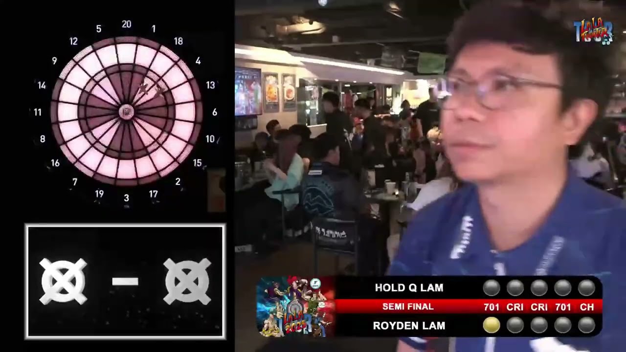 ROYDEN LAM VS HOLD Q LAM SEMI Final - LALA TOUR 2025《STAGE 2》#說中文的飛鏢頻道 #LeoDarts @lalabarhk