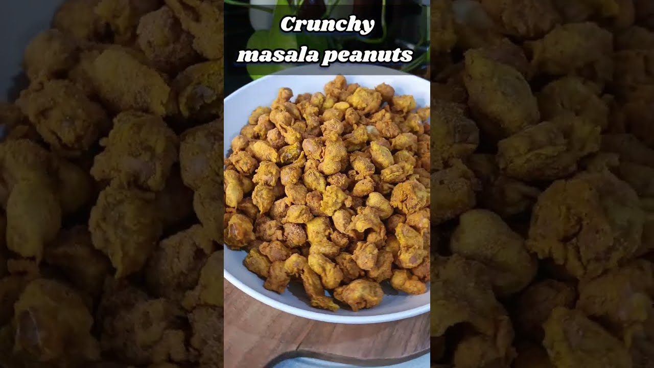 हे पाहून husband तर खूप खुश झाले.म्हणाले नेहमी असच काहीतरी बनवत जा.Crunchy Masala Peanuts.