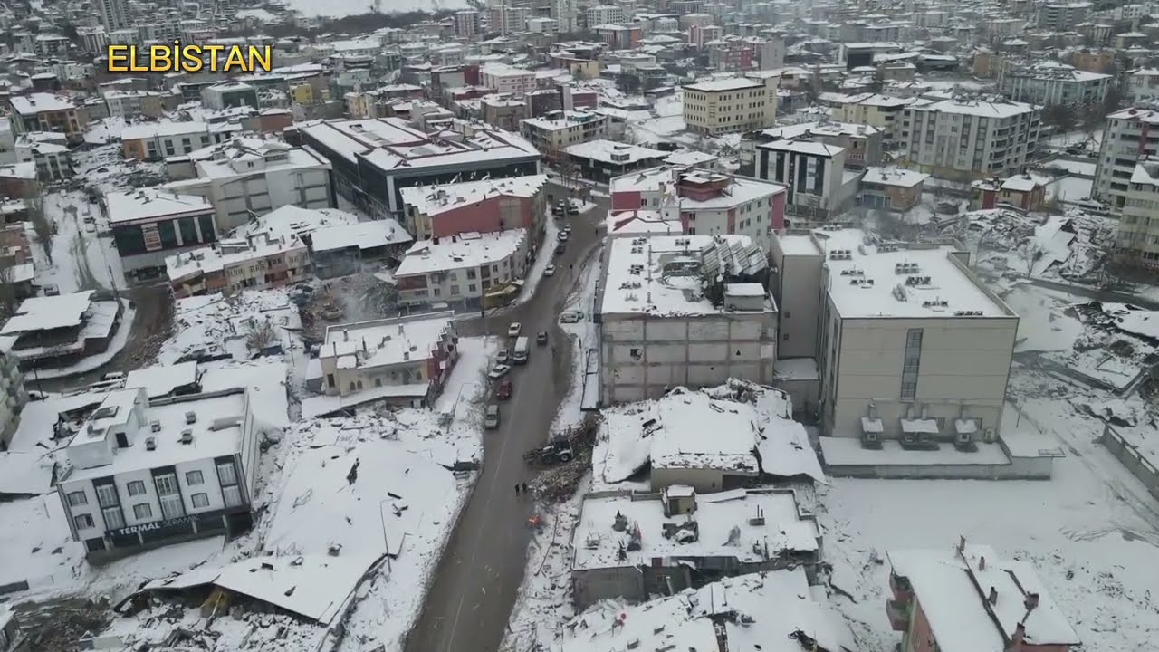 ELBİSTAN DEPREMİ DRONE GÖRÜNTÜSÜ