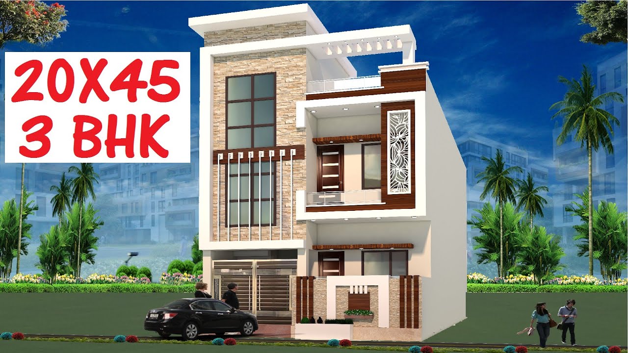 20 X 45 feet house plan l 20 x 45 house plan I 20 x 45 ghar ka naksha I 20 x 45 sqft house plan