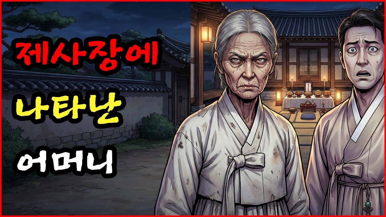 형님 제가 죽었다 하셨습니까 제삿날 나타난 어머니의 기막힌 반전 야담ㅣ민담ㅣ설화ㅣ조선야담ㅣ옛날이야기ㅣ오디오북