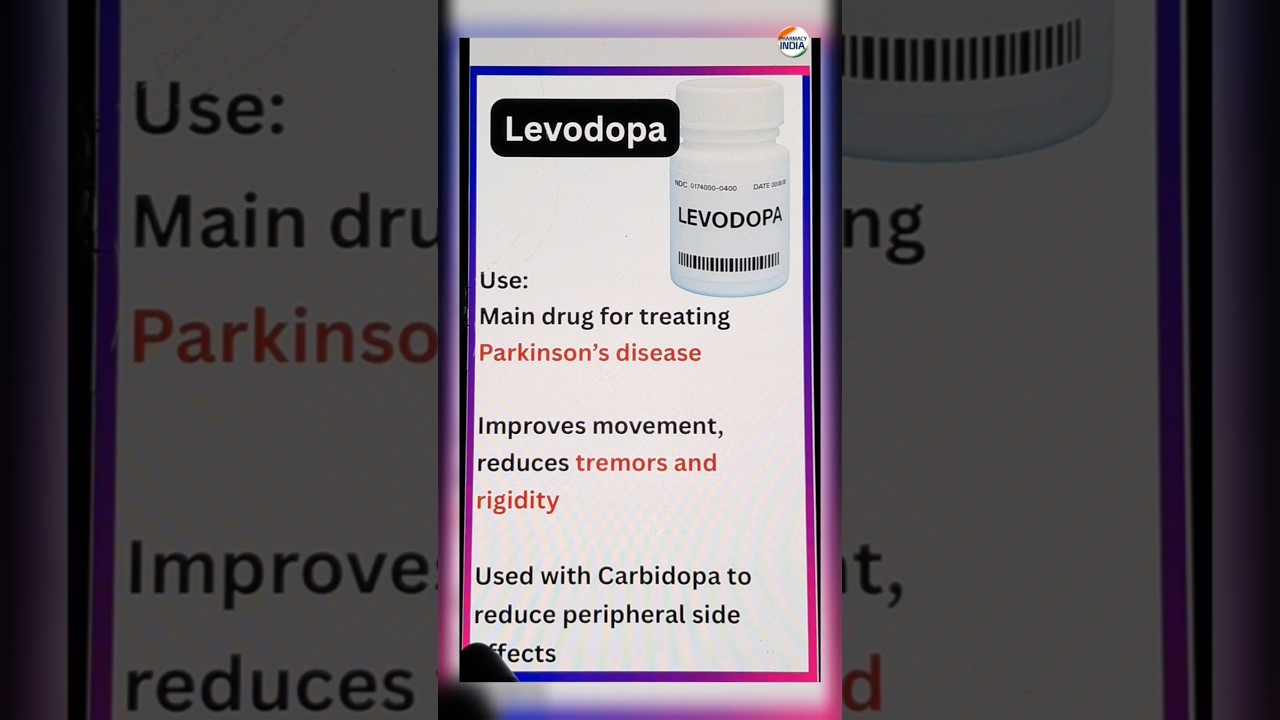 What is Levodopa ? #levodopa #pharmacology #pharmacyindia #gpat2025 #pharmacist