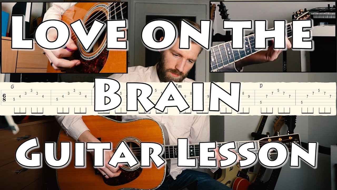 Rihanna - Love on the brain | Guitar Lesson | With tabs & Chords | Arpeggio & Strumming