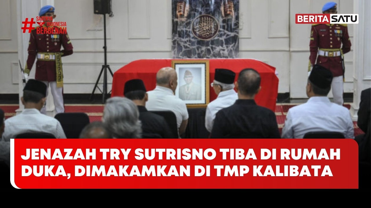 Jenazah Try Sutrisno Tiba di Rumah Duka, Dimakamkan di TMP Kalibata Senin Siang #BeritaSatu