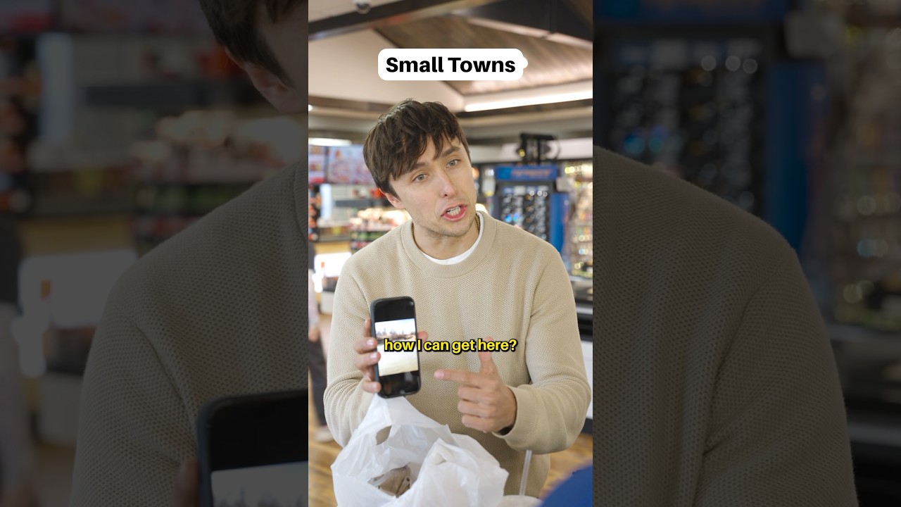 People in small towns vs. big cities #shorts