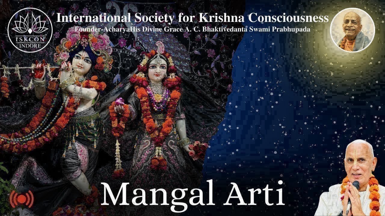 🌸Glorious Wednesday 21st Jan 2026 | Maṅgala Ārati Darśan | Sri Sri Radha Govind Ji | ISKCON Indore