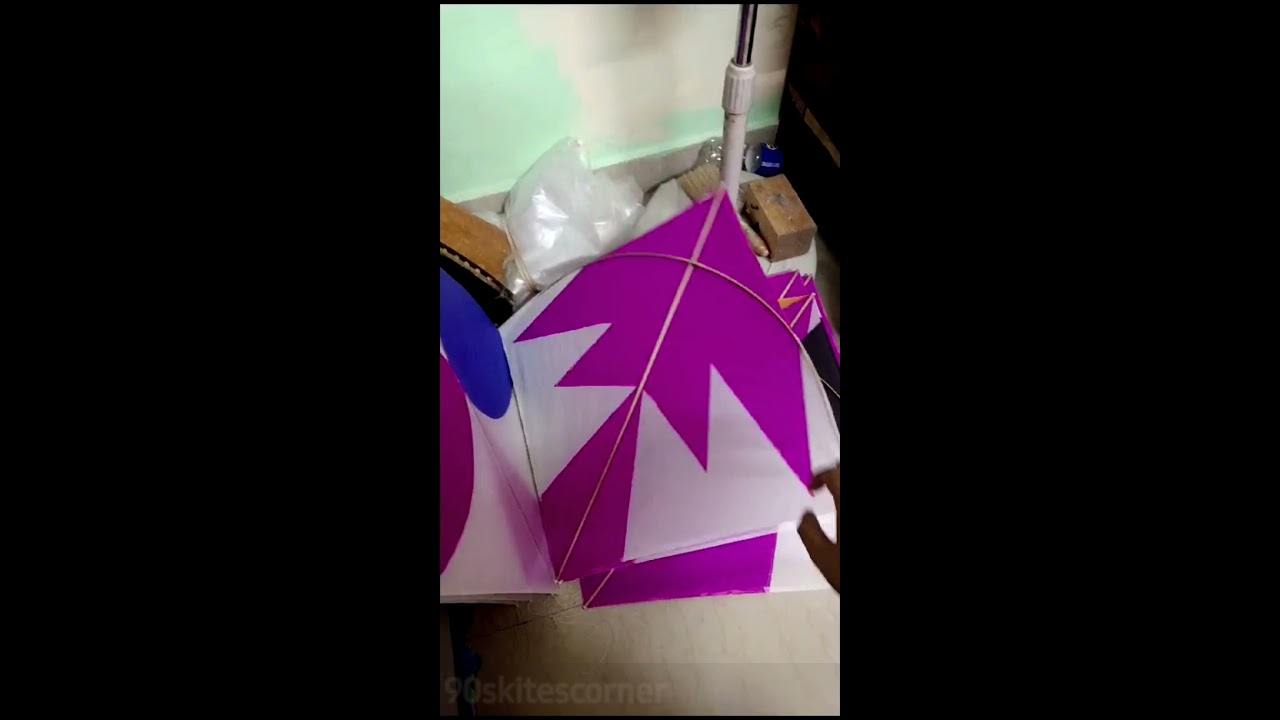 Bana kite designs #patang #manja #kiteflyinglover #kitelovers #diy #kitemanjha