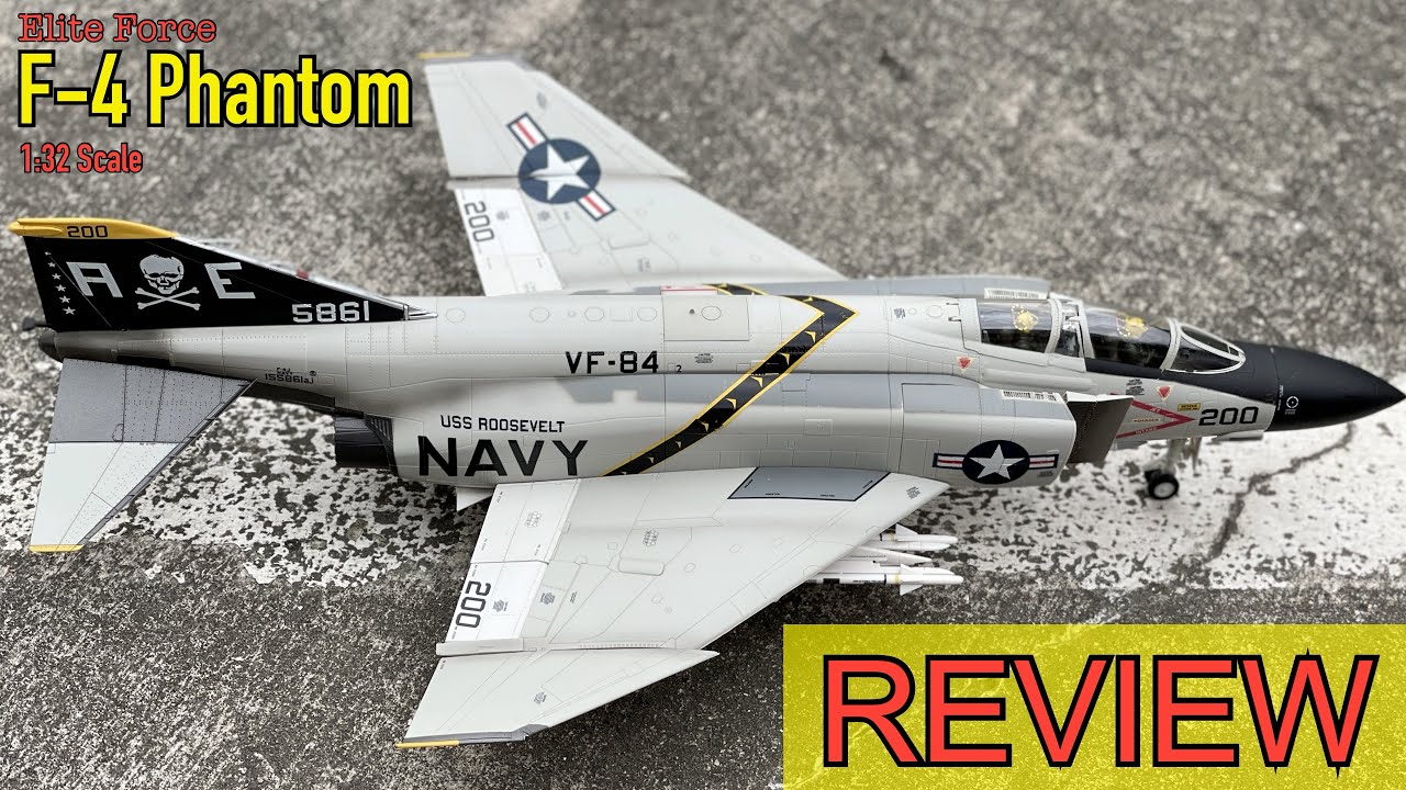 1:32 F-4 Phantom (Jolly Roger) by Elite Force