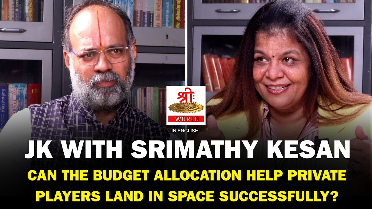 Jovial with JK | Episode 6 | Dr. Srimathy Kesan | Space Kidz India | Can private players survive  |