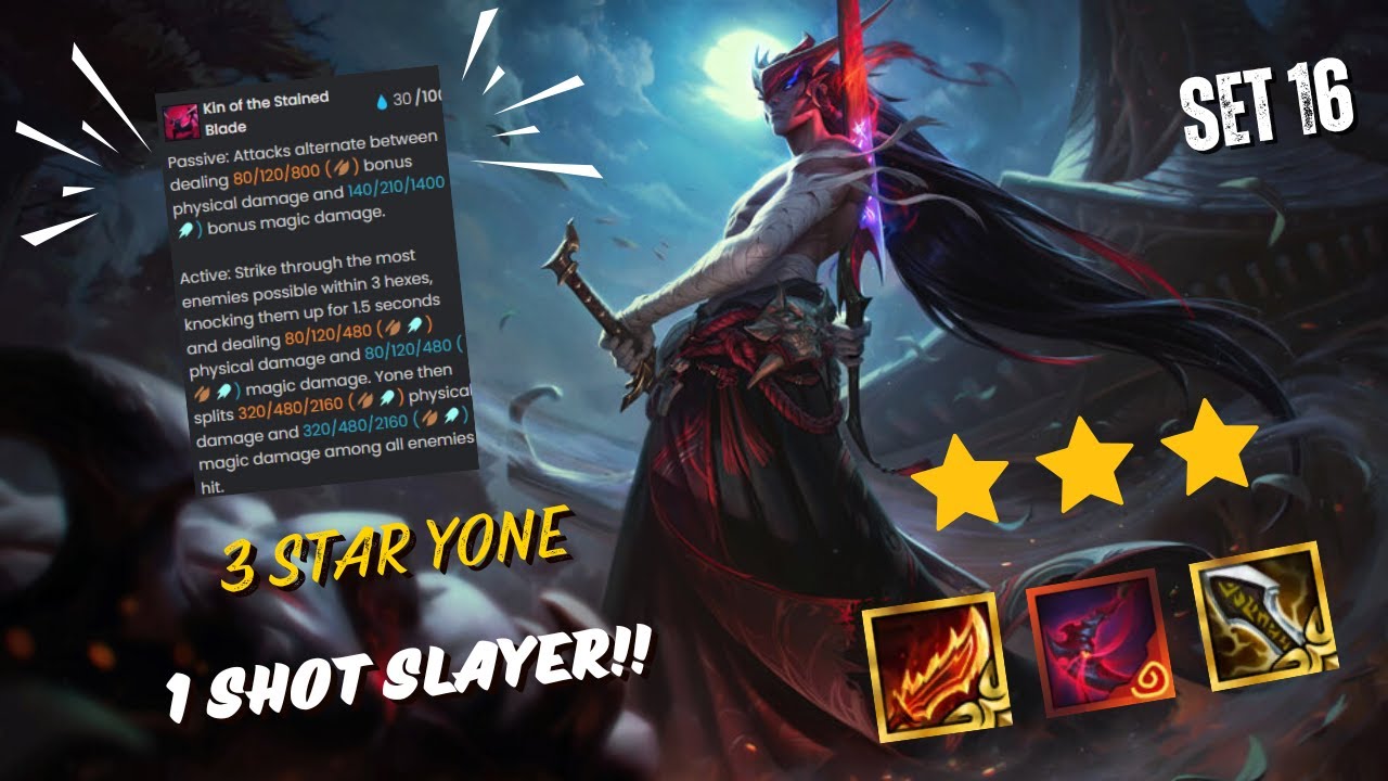 3★ YONE CARRY IS BROKEN | Ionia Slayer DESTROYS Lobbies | TFT Set 16 Gameplay | Teamfight Tactics