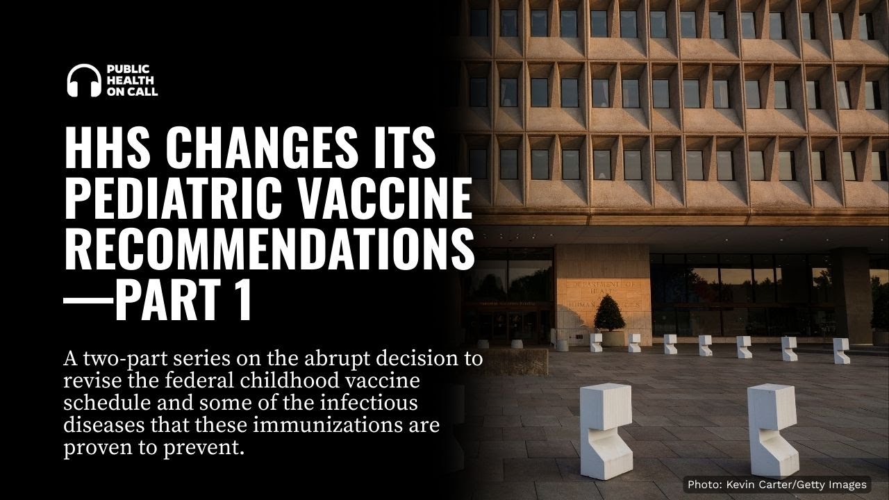 991 - HHS Changes Its Pediatric Vaccine Recommendations—Part 1, The Announcement