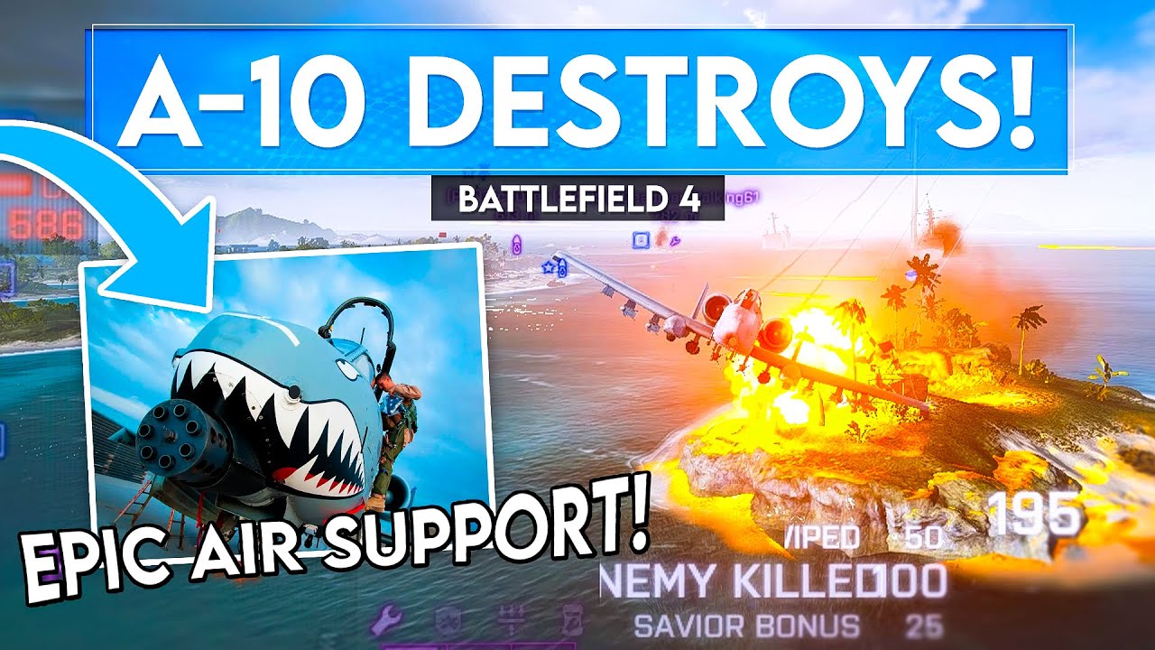 The A-10 Warthog is SCARY in Battlefield 4...