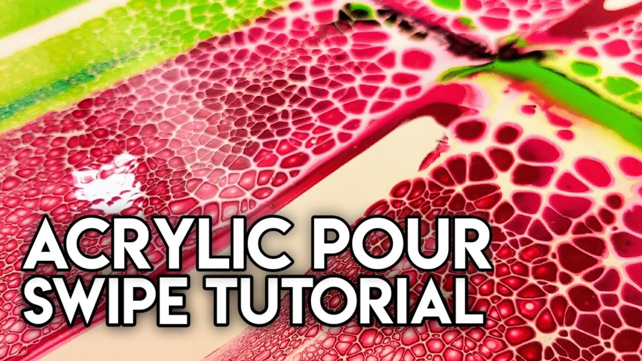 #5 Swipe Technique | Acrylic Pour Fluid Artist | Sheleeart | Acrylic Paint