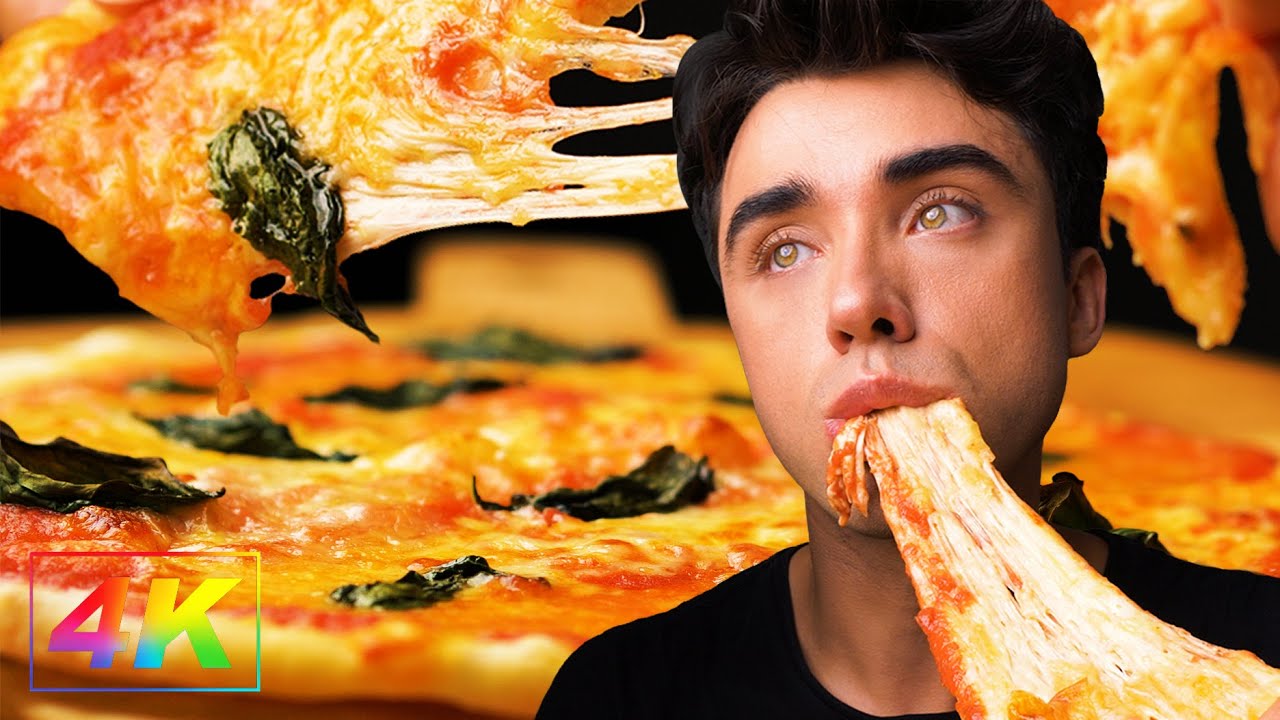 THE BEST HOMEMADE PIZZA YOU'LL EVER EAT & MOZZARELLA DIP (EXTRA CHEESE SAUCE) | McBang ASMR