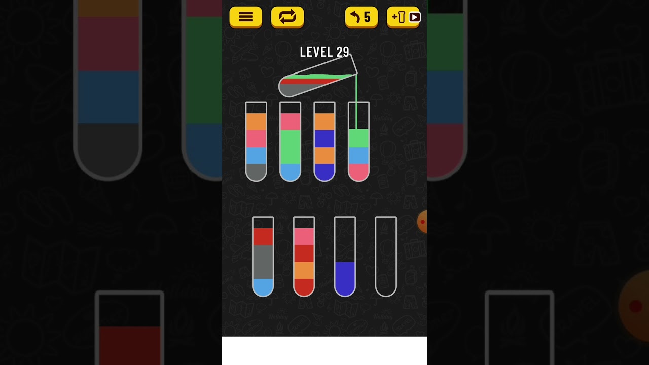 Water Sort Puzzle, Level-29