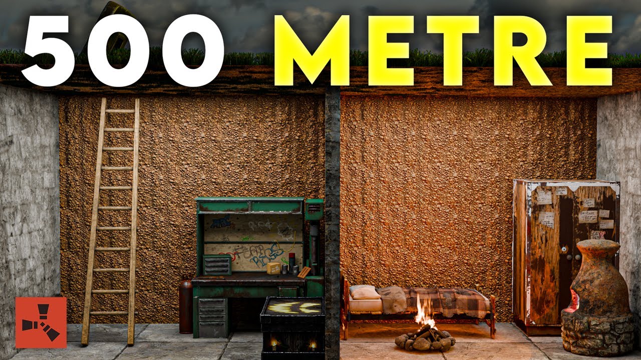 YERİN 500 METRE ALTINDA TEK BAŞINA 1 GÜN YAŞAMAK I Rust Türkçe Solo