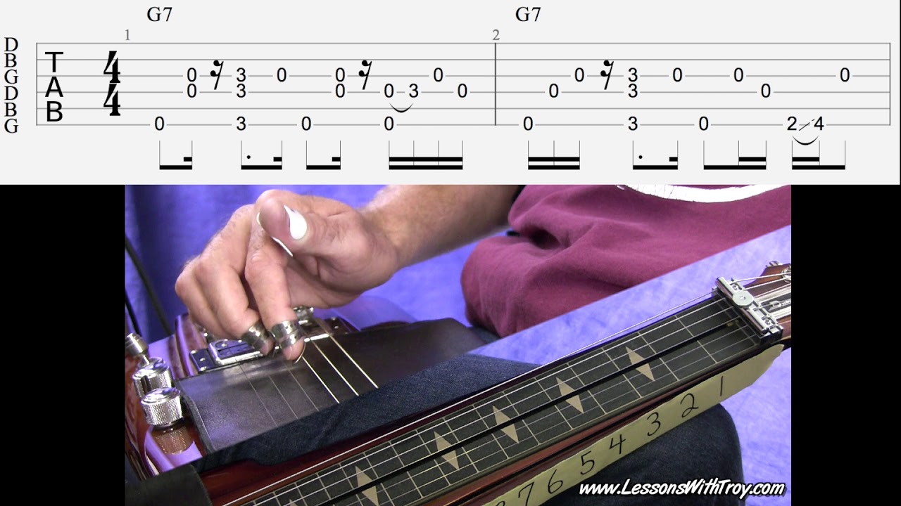 Rollin' and Tumblin' - Open G - Lap Steel or Dobro