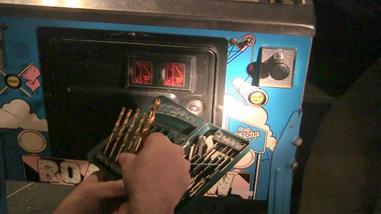 How to unlock, drill out, open a pinball machine or video game coin door lock - PinballHelp.com