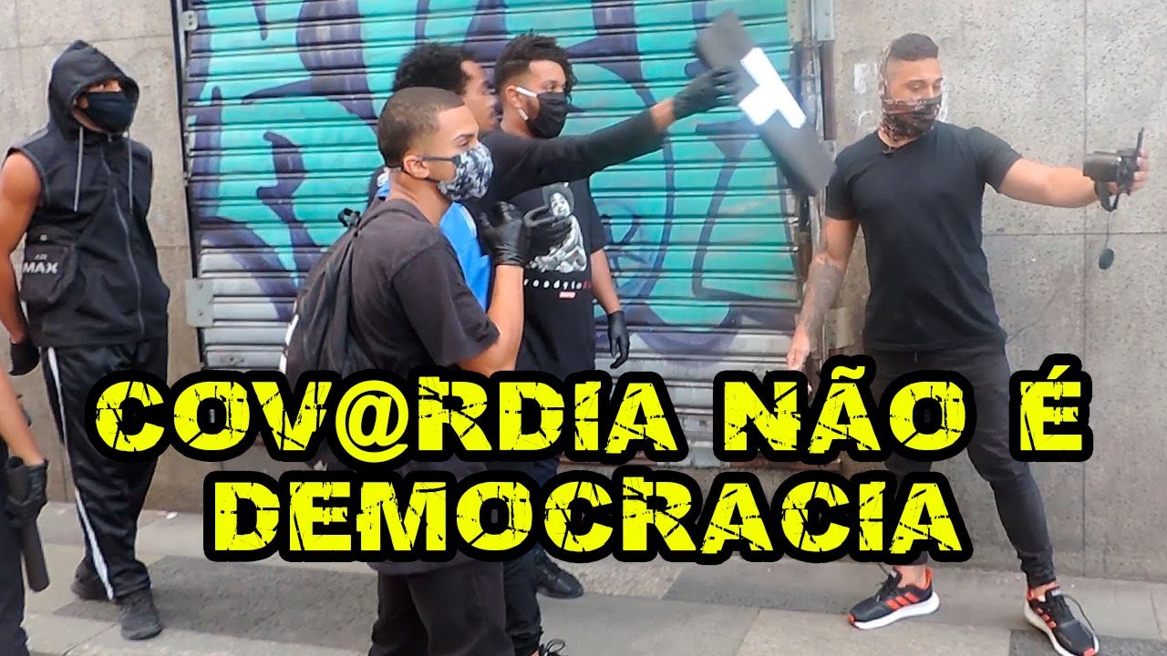 MANIFESTANTES TENTARAM ME PRENDER! VERGONHA PÚBLICA!