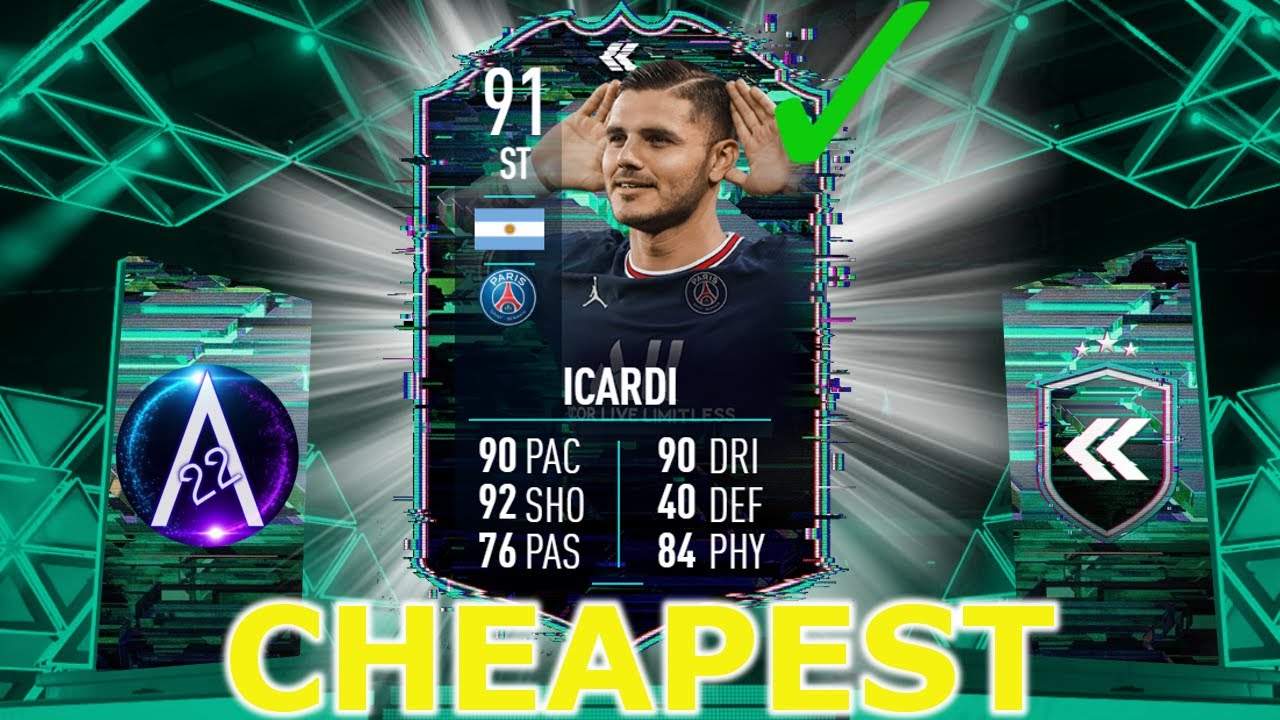 91 Icardi Flashback SBC Cheapest Solution!! #FIFA22
