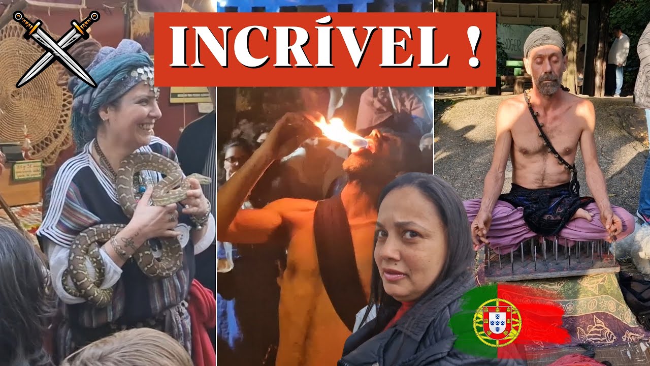 A Impressionante FEIRA MEDIEVAL de BENFICA/ PORTUGAL 2024🇵🇹