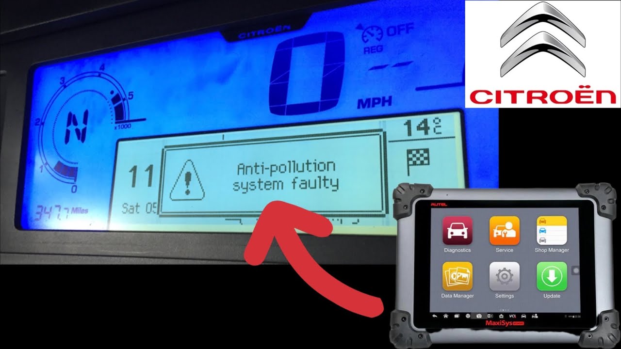 CITROEN PEUGEOT DIESEL DPF ANTIPOLLUTION Problem FIXED!!