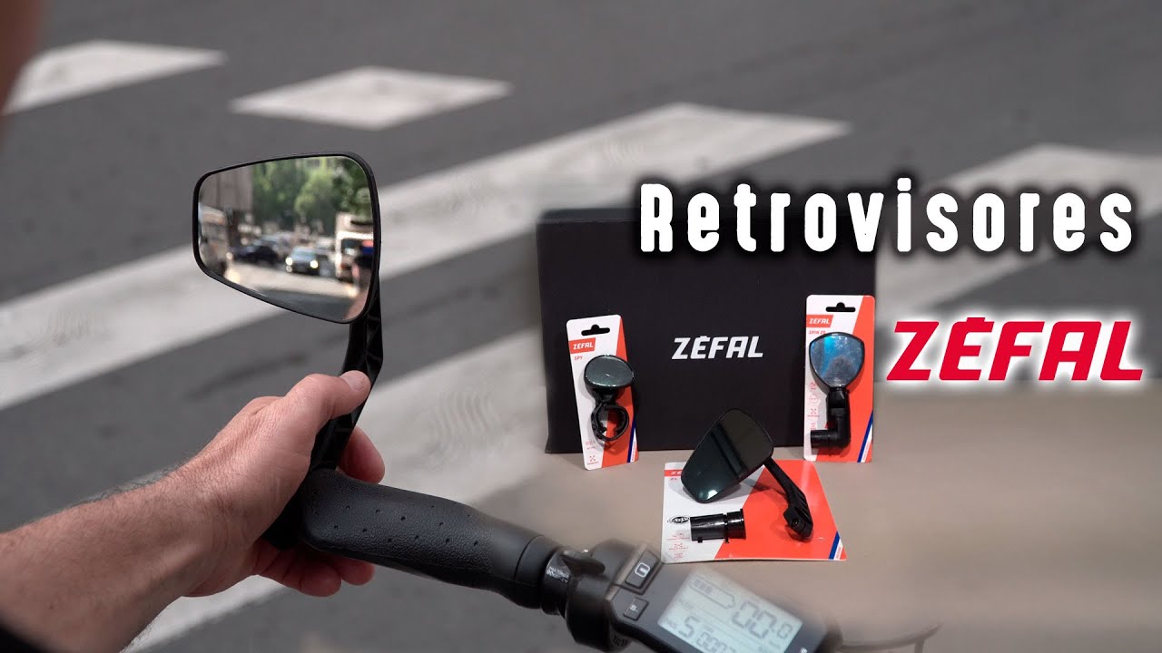 Espejos retrovisores para bicicleta Zéfal: Tower 56, Spin 25 y Spy | 4K UHD