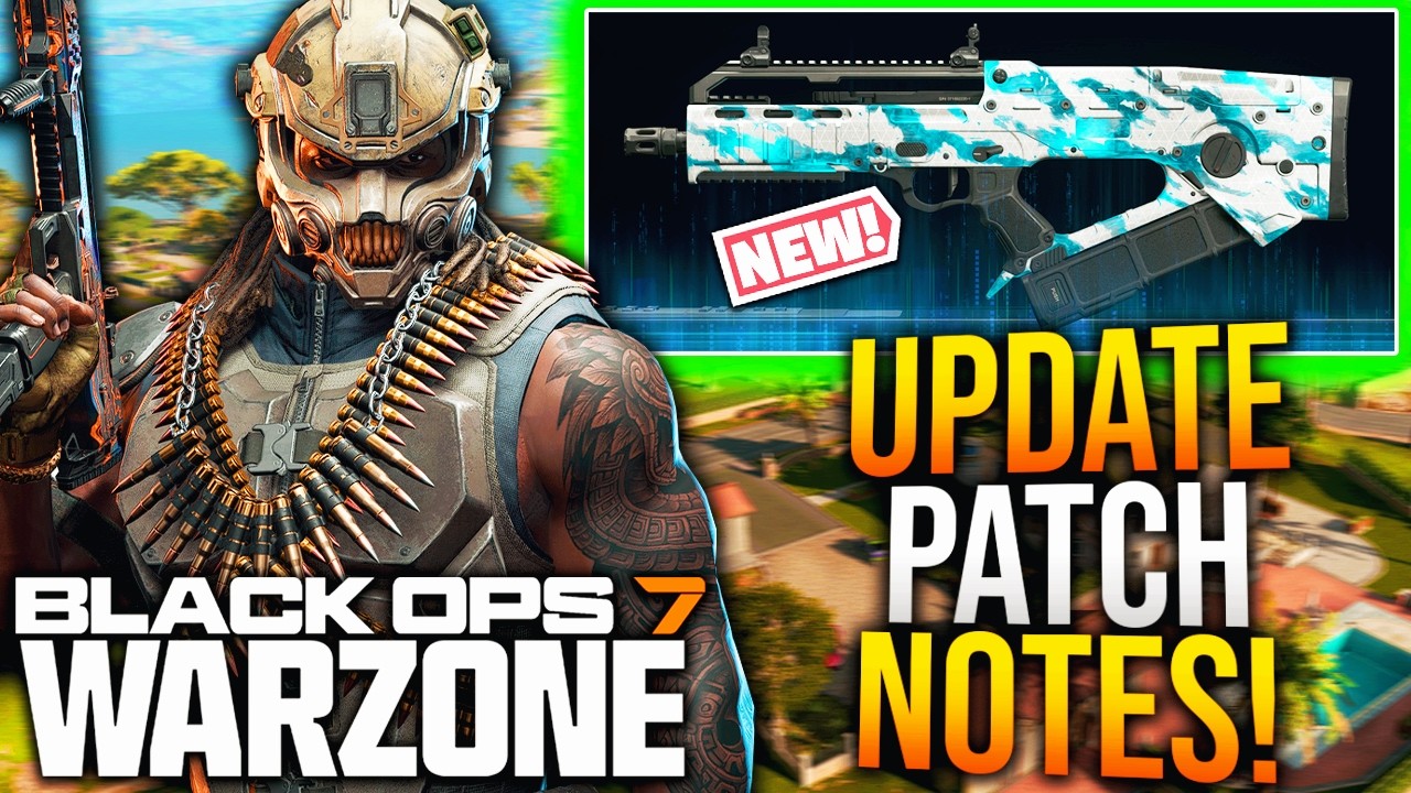 Call Of Duty&rsquo;s HUGE UPDATE PATCH NOTES! (NEW WEAPON, New Camo Event, & More)