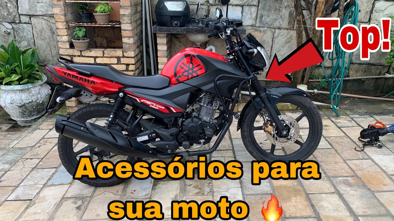 Top Acessórios Que coloquei na minha Moto Factor 150 2022🔥